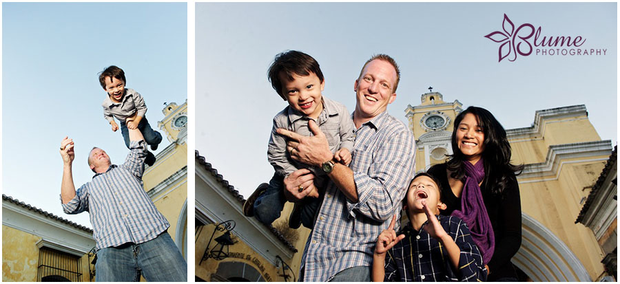 Arch of Santa Catalina, Antigua Guatemala family photography