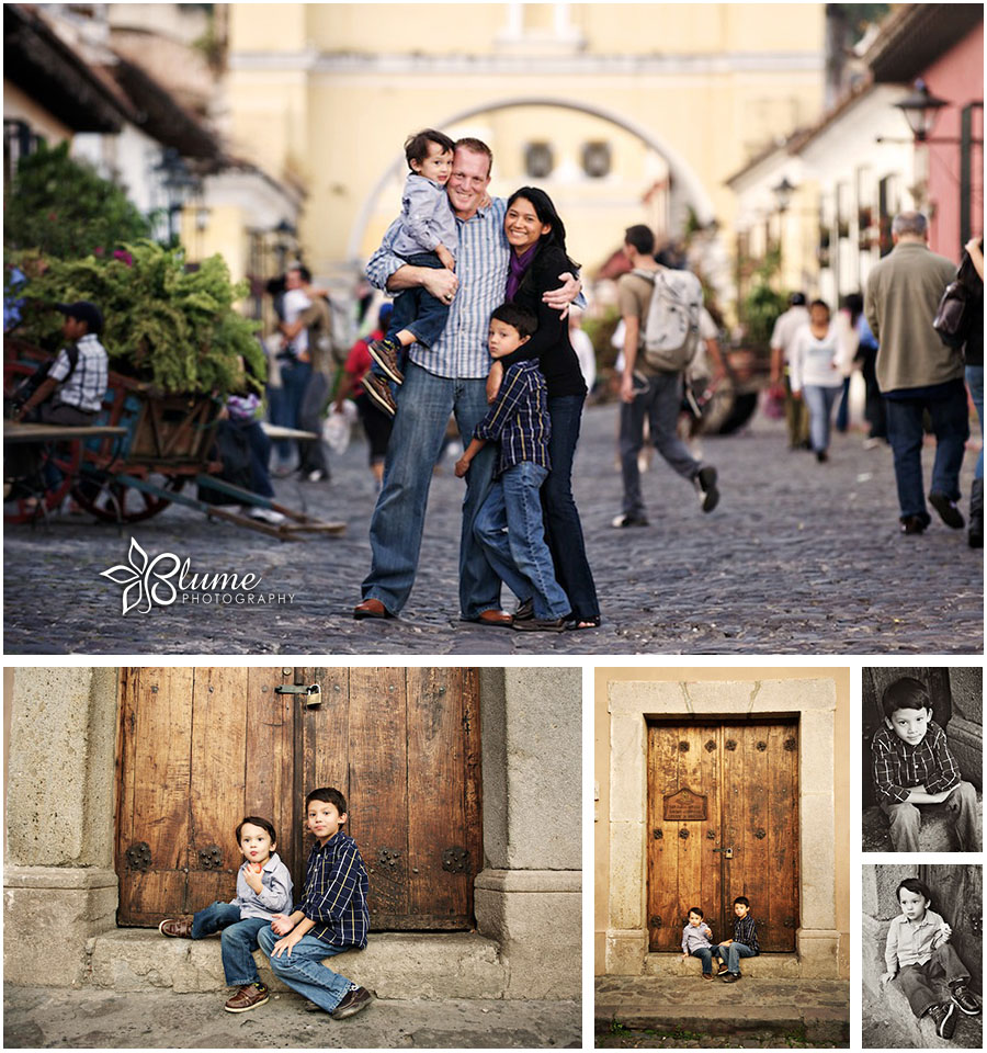 Arch of Santa Catalina, Antigua Guatemala family photography