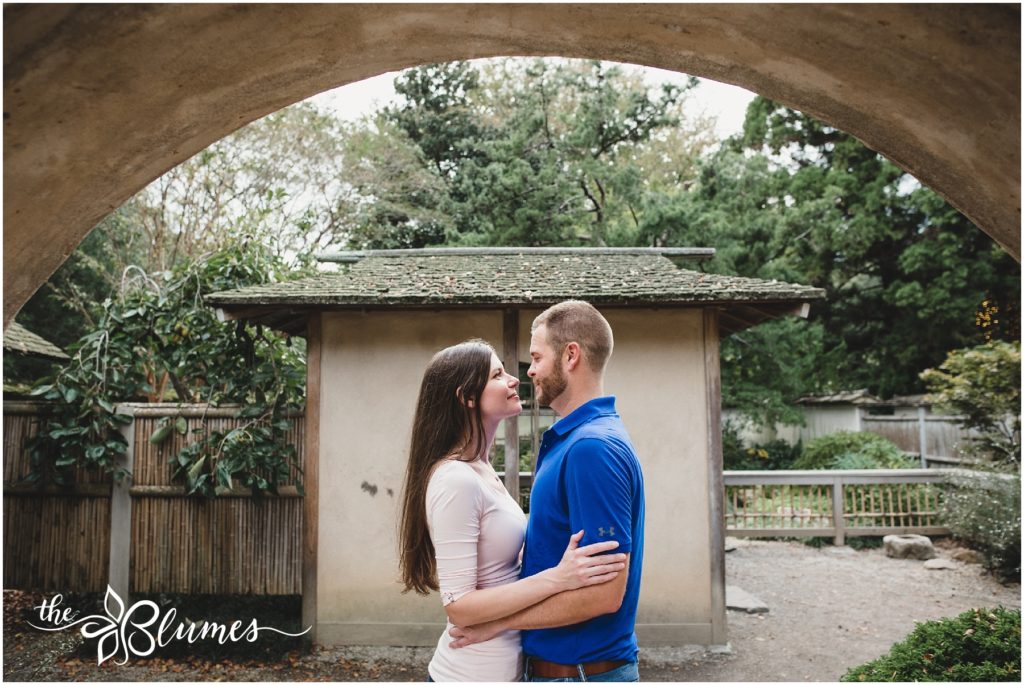 Katie and Zach's engagement session at The Atlanta Botanical Garden