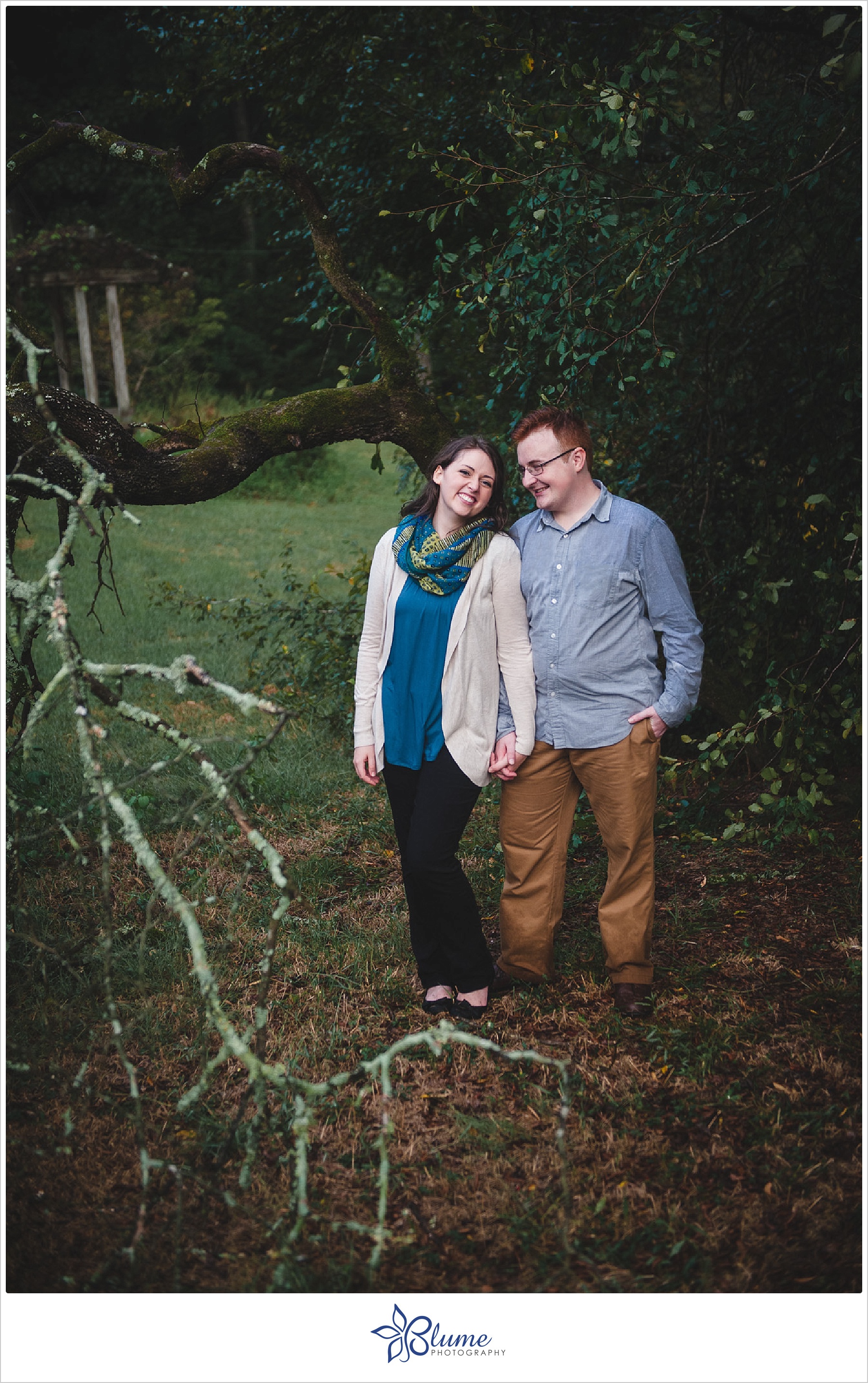 Athens,GA,autumn,botanical,engagement,gardens,portraits,