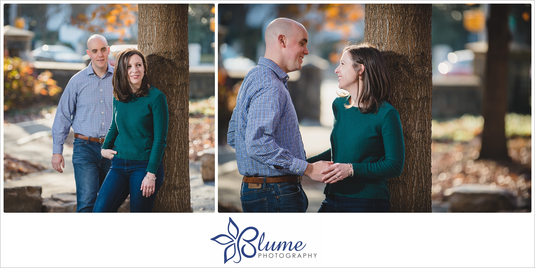 Atlanta,Piedmont Park,engagement,winter,