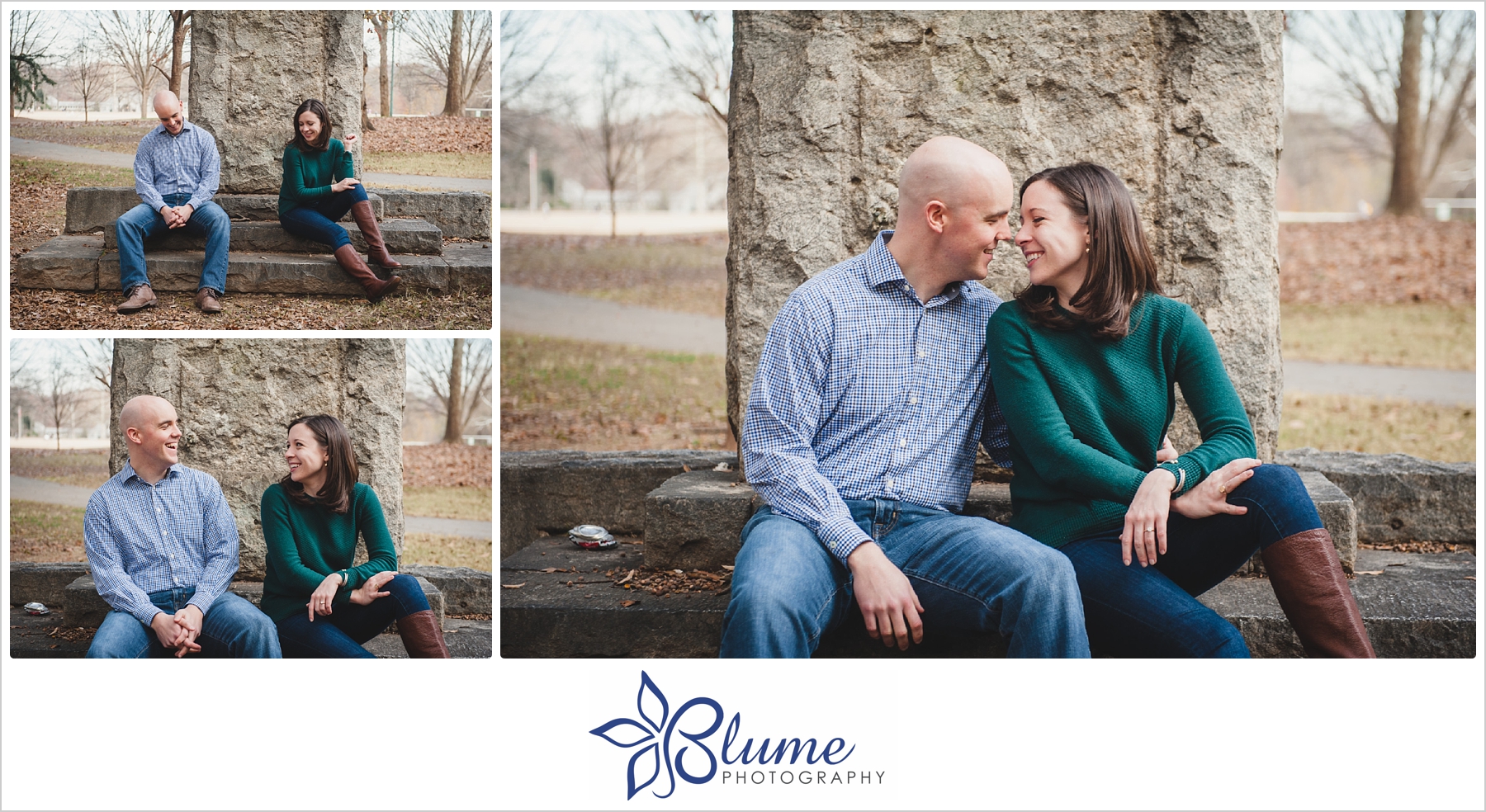 Atlanta,Piedmont Park,engagement,winter,