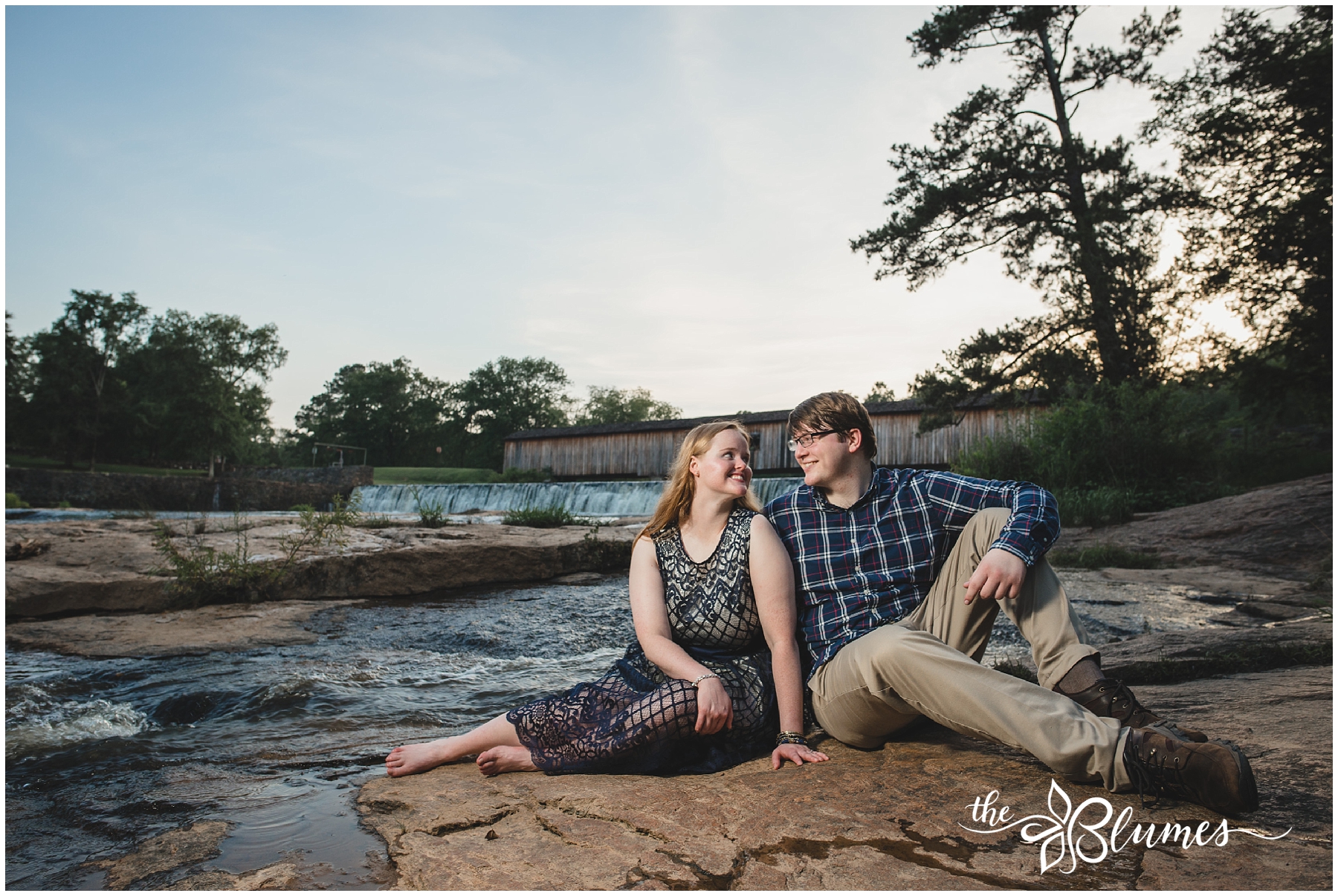 Athens engagement,State Park,Summer,Watson Mill Bridge,engagement,portraits,