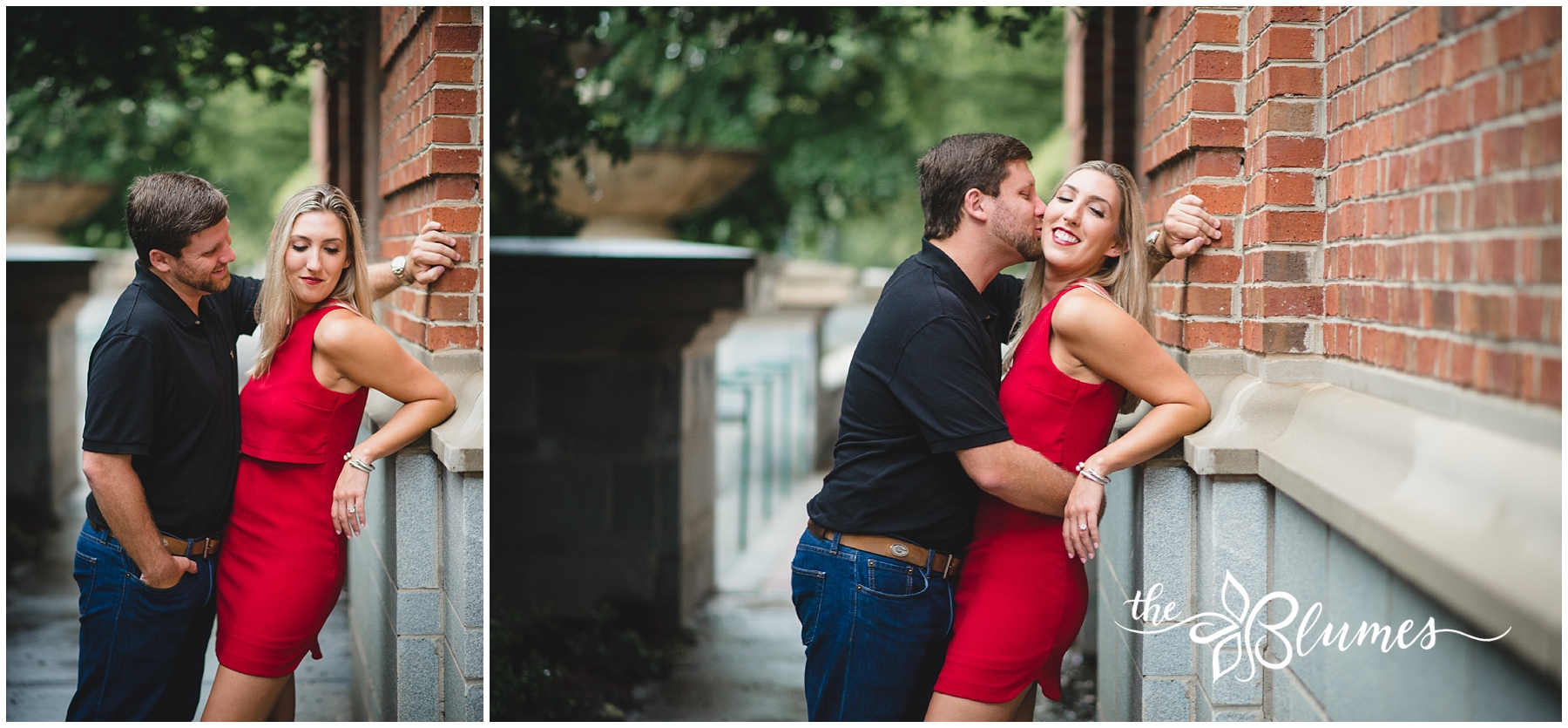 Athens,Summer,UGA,campus,engagement,portraits,